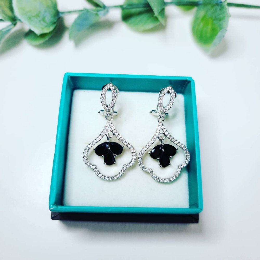 Gorgeous Zirconia evening earrings ✨